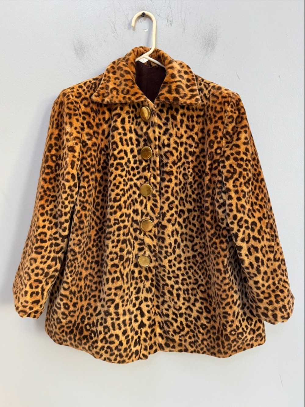 Cheetah Print Jacket in Size Small